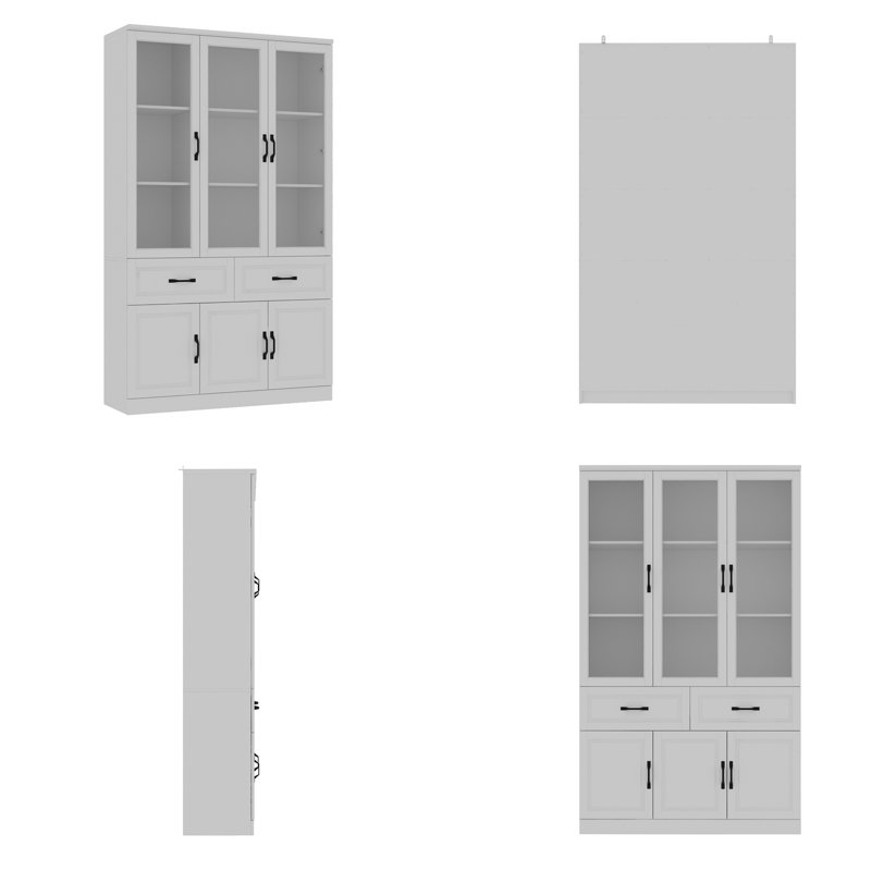 Red Barrel Studio® Bermuda 47.4'' Wide 2 Drawer Filing Storage